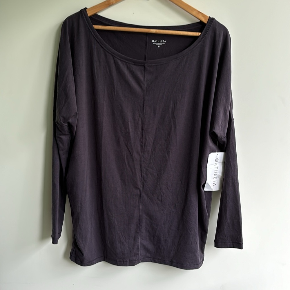 ATHLETA Essence Flow Top Long Sleeve M - Picture 5 of 9